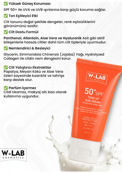 Kozmetik Ton Up Güneş Kremi 50 ml fırsatları