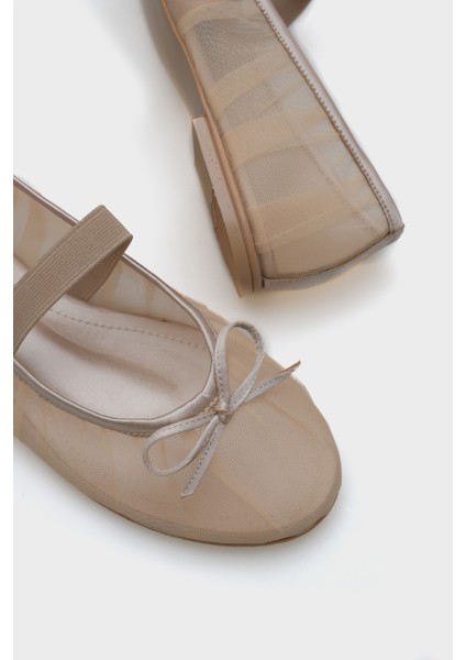 Alana Tüllü Bantlı Kadın Babet