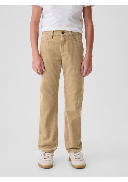 Erkek Çocuk Bej Kadife Original Straight Jean Pantolon indirimleri