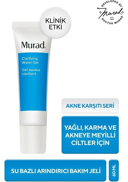 Clarifying Water Gel - Su Bazlı Arındırıcı Bakım Jeli 60 ml