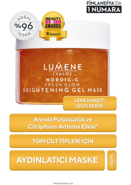 Fresh Glow Brightening Gel Mask - Aydınlatıcı Maske 150 ml