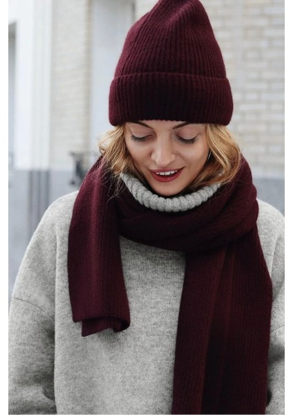 Örme Pamuklu Unisex Bere