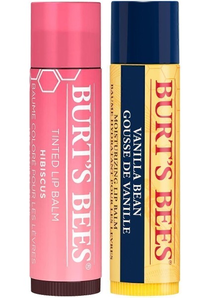 Renkli Dudak Bakımı Gül Kurusu - Tinted Lip Balm Hibiscus+Vanilla Lip Balm