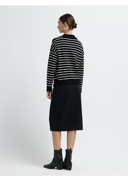 Inci Detaylı Triko Kazak C.siyah 13945630000 indirimleri