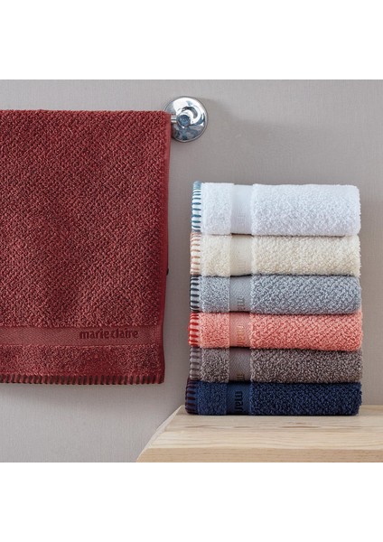Export Havlu Melodie 100% Pamuk 30X50 100% Pamuk 30X50 cm 2 Li Somon