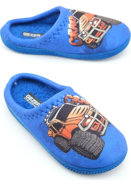 Erkek Çocuk Kışlık Rahat Taban Ev Bahçe Gondol Terlik