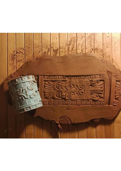 5,5 cm Aztek Doku Rulosu Seramik & Polimer Kil Kalıp fiyatları