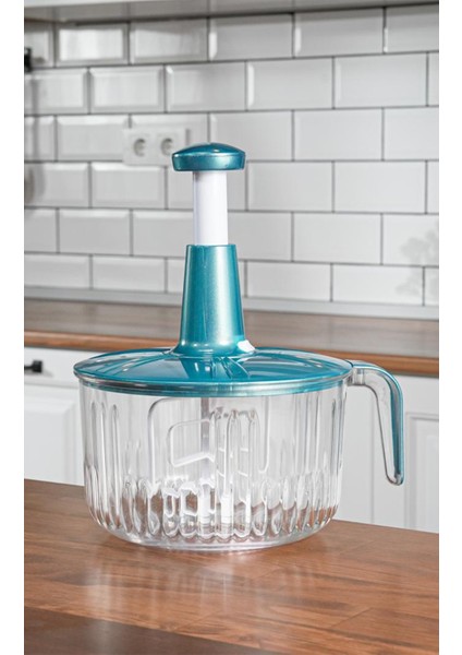 Solingen Salata Sebze Kurutucu Ayran Çırpıcı Basma Kollu Süzgeç