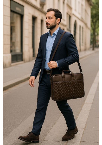 Premium Kapitone Desen 15" & 16"inç Laptop Notebook Tabletlere Uyumlu Evrak Dosya Bilgisayar Çantası indirimleri