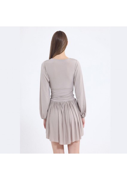 Taş Bel Büzgülü Mini Elbise fiyatları