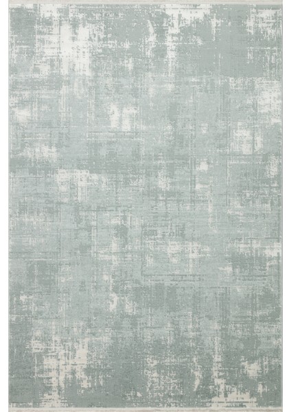 Leona 01 Mint Cream Özel Yumuşak Tuşeli Hav Vermeyen Polysoft Iplikler ile Üretilen Modern Halı