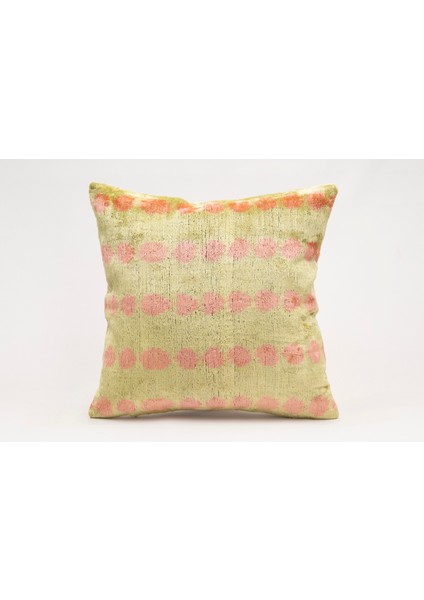 Ipek Kadife Ikat Dekoratif Kırlent Kılıfı