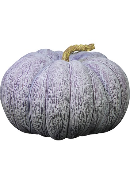 Cadılar Bayramı Yapay Kabak Büyük Boy Mor 23 cm