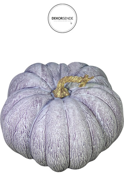 Cadılar Bayramı Yapay Kabak Büyük Boy Mor 23 cm fiyatları