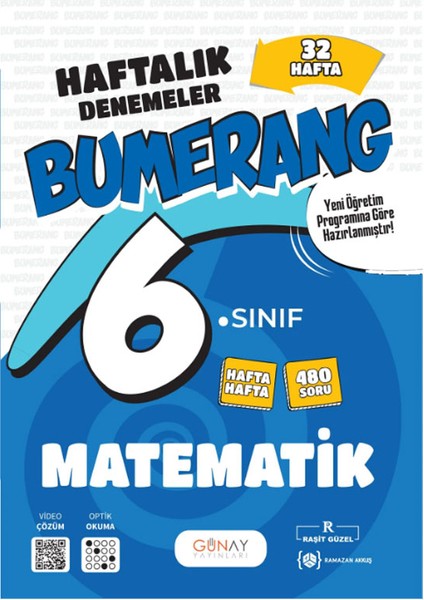 6. Sınıf Bumerang Serisi 32 Haftalık Denemeler Türkçe Matematik Fen Bilimleri Sosyal Bilgiler Seti 2026 Güncel Basım modelleri