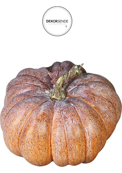 Cadılar Bayramı Yapay Kabak Büyük Boy Kızıl 23 cm fiyatları