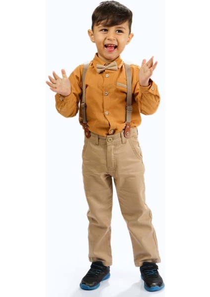 Oxford Gömlek Uzun Pantolon Erkek Çocuk Takımı MNK0302 fiyatları
