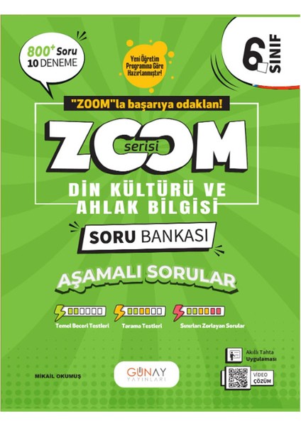 6. Sınıf Zoom Serisi Matematik Fen Bilimleri Din Kültürü ve Ahlak Bilgisi Soru Bankası Seti 2026 Güncel Basım fırsatları