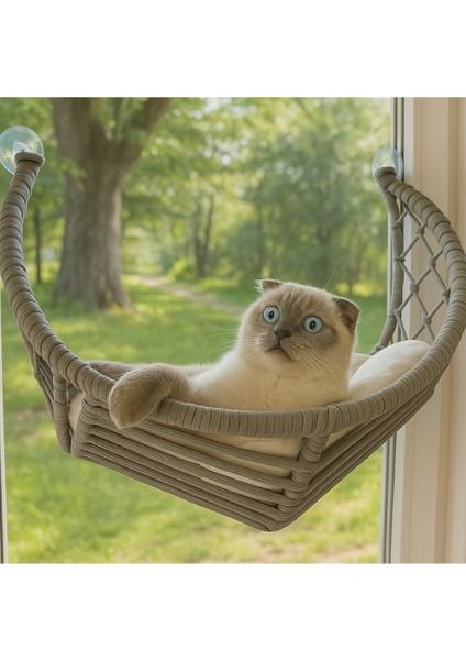 Hilal Kedi Cam Yatağı & Cam Askılı Vantuzlu Kedi Yatağı modelleri