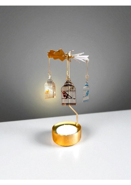 Isı ile Dönen Mumluk – Bülbül Altın Kafeste Modeli, Dekoratif fiyatları