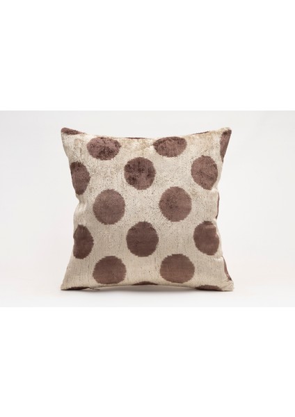 Ipek Kadife Ikat Dekoratif Kırlent Kılıfı