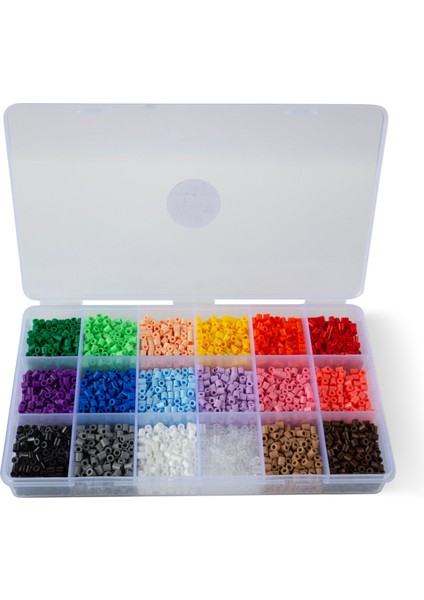 Midi Boncuk - Organizer Kutuda - Karışık 18 Renk 3.600 Adet Boncuk ve Tabla Seti modelleri