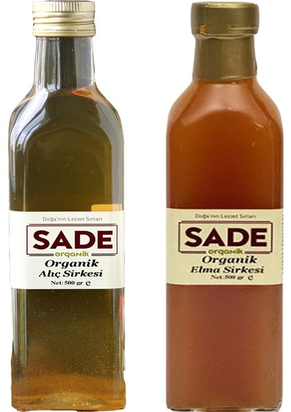 X2 Şişe Alıç - X2 Şişe Elma Sirkesi 500 ml