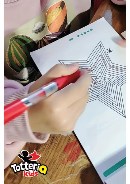 Labirent Oyunu 3. Seviye – 64 Görevlik Zor Zeka ve Dikkat Geliştirme Seti