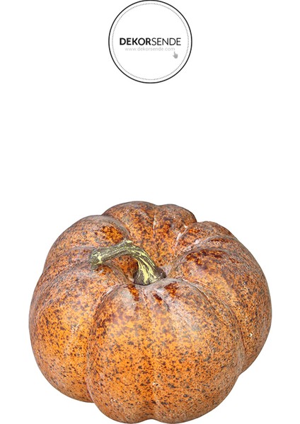 Cadılar Bayramı Yapay Kabak Küçük Boy Kızıl 15 cm fiyatları