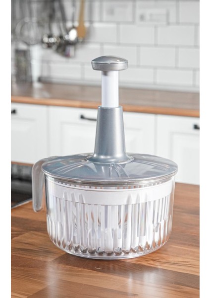 Solingen Salata Sebze Kurutucu Ayran Çırpıcı Basma Kollu Süzgeç