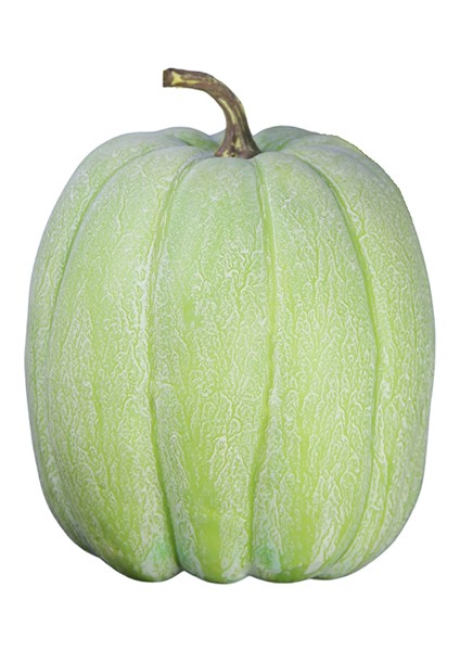 Cadılar Bayramı Yapay Kabak Orta Boy Yeşil 12 cm