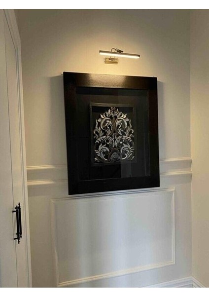 Tablo,ayna Üstü Banyo Ledli Aplik 220V Gold Flüt Aplik 3000K Günışığı (Pilli Değildir) fiyatları