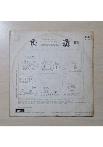 - Between The Buttons - ***1967 Mono Baskı*** - Dönem Baskı Plak - Longplay - Lp fiyatları