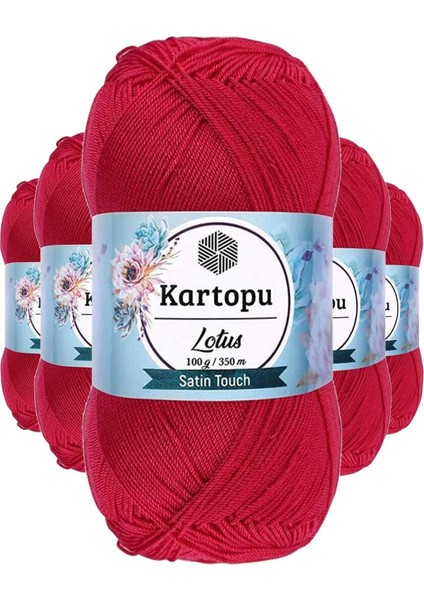 5 Adet Lotus Bikini Büstiyer Bluz Örgü Ipi K141 Fuşya