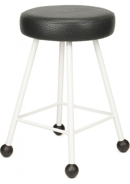 Tabure 47-55-65-75 cm Siyah Beyaz Bar Taburesi Suni Deri Döşeme Oturma Ahşap Topuz indirimleri