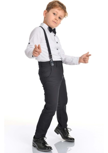 Oxford Gömlek Uzun Pantolon Erkek Çocuk Takımı MNK0302 fiyatları