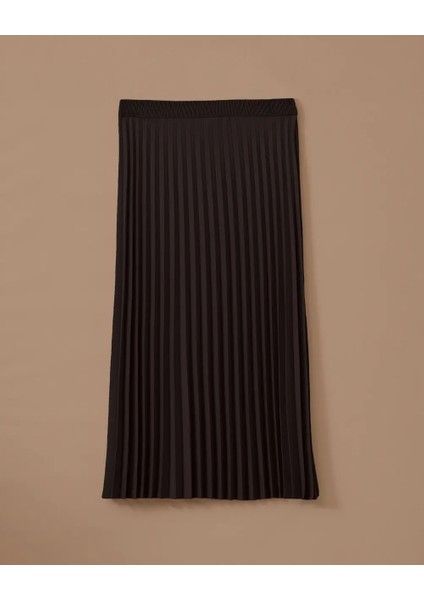 Büyük Beden Esnek Bel Pliseli Basic Etek Gala-Xi fiyatları