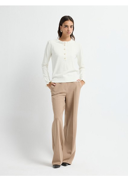 Uzun Kollu Patlı Triko Kazak Kemik 13943005002 modelleri