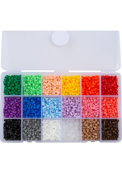 Midi Boncuk - Organizer Kutuda - Karışık 18 Renk 3.600 Adet Boncuk Seti fiyatları