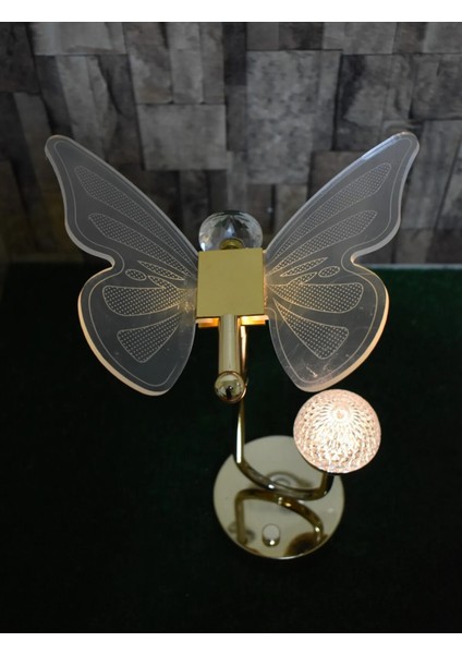 Kelebek Kanat LED Masa Lambası | Dekoratif Gece Lambası