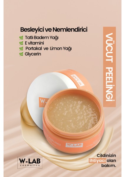 Kozmetik Vücut Peeling 250 ml