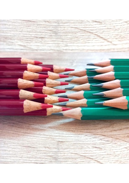 Mercanlı Kurşun Kalem Hb 12'li + Kırmızı Kopya Kalemi 12'li indirimleri