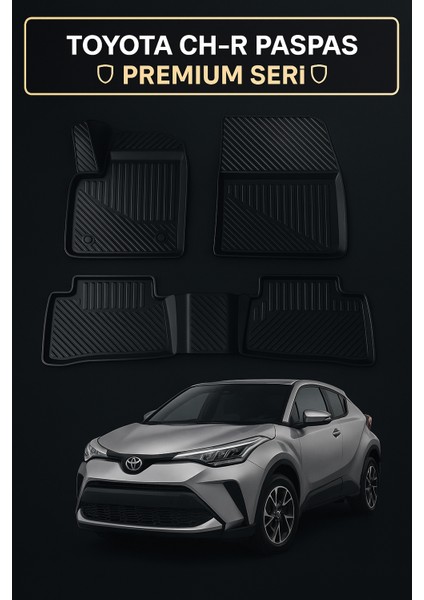 Toyota Chr 2023+ Uyumlu 3D Oto Paspas Havuzlu modelleri