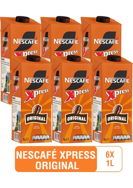 Nescafé Xpress Soğuk Kahve 1lx6
