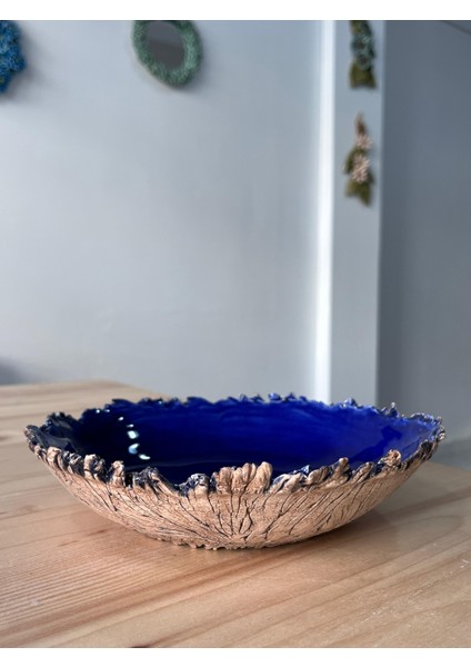 Doğanın Izleri Serisi El Yapımı Seramik Kase