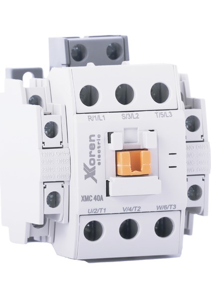 18A 3 Kutup Ac Tip 24V 7.5kw 1no-1nc 22 Kasa Güç Kontaktörü