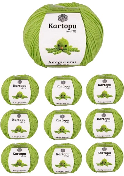 10 Adet Amigurumi El Örgü Ipi 50GR 404
