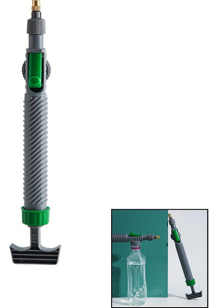 PLASTİK ŞİŞELERE UYUMLU YÜKSEK BASINÇ MANUEL - AYARLI İLAÇ POMPASI (3791)