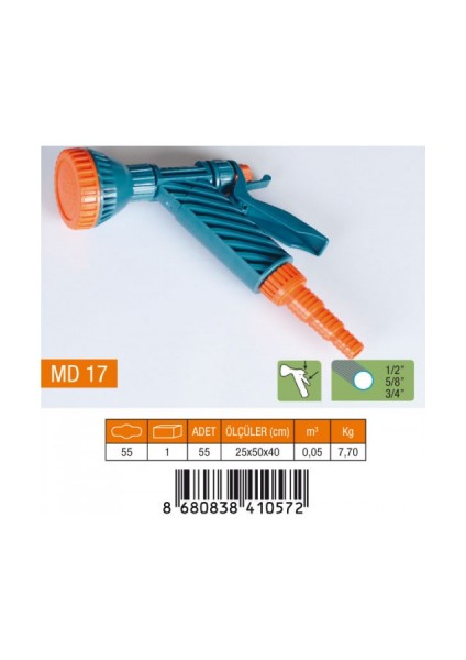 TETİKLİ TABANCA SÜZEK 1/2-5/8-3/4 NORMAL REKOR (3791)