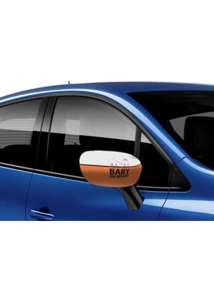 Araç Ayna Kılıfı 2 Adet - Baby On Board modelleri